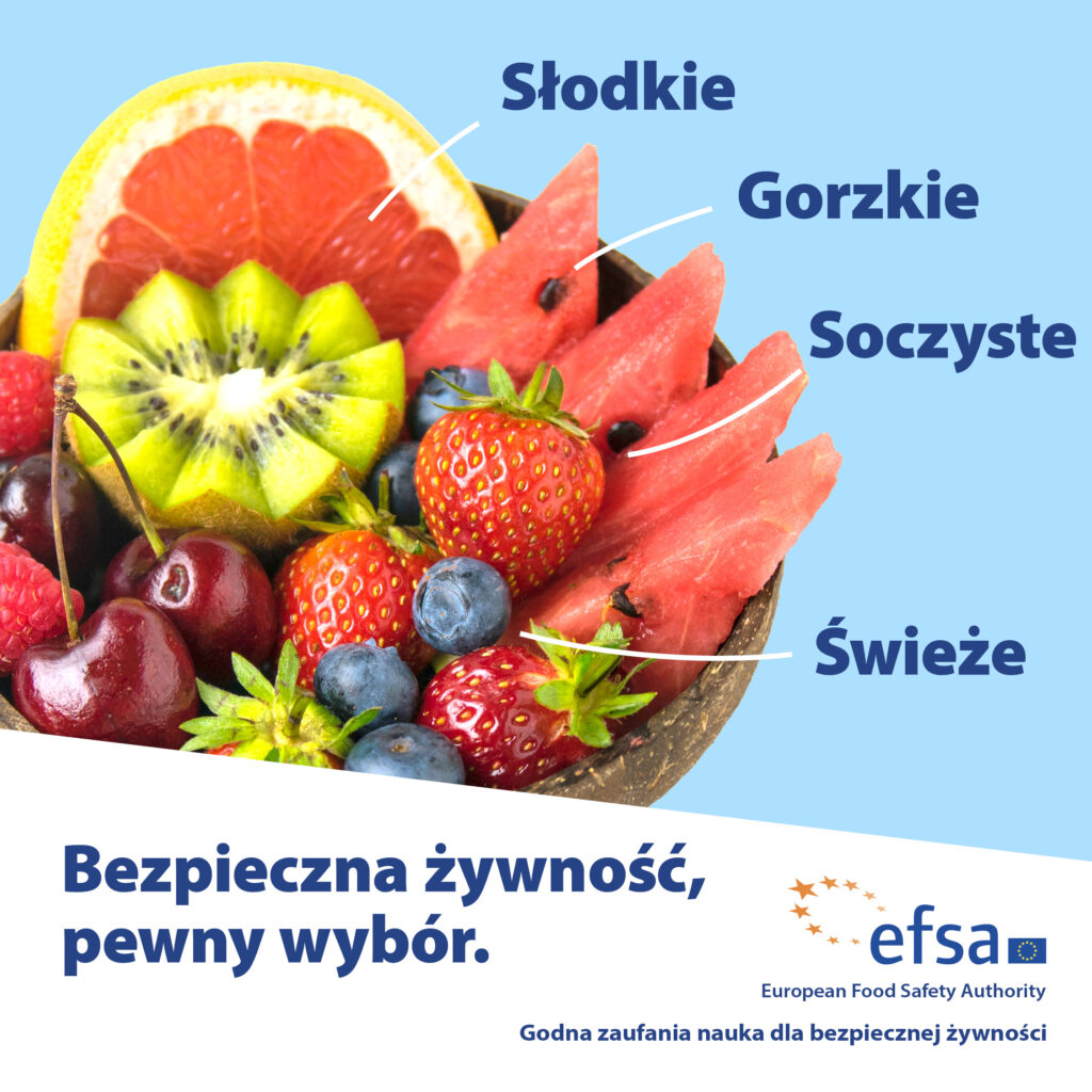 Grafika promująca kampanię „Wybieraj bezpieczną żywność”