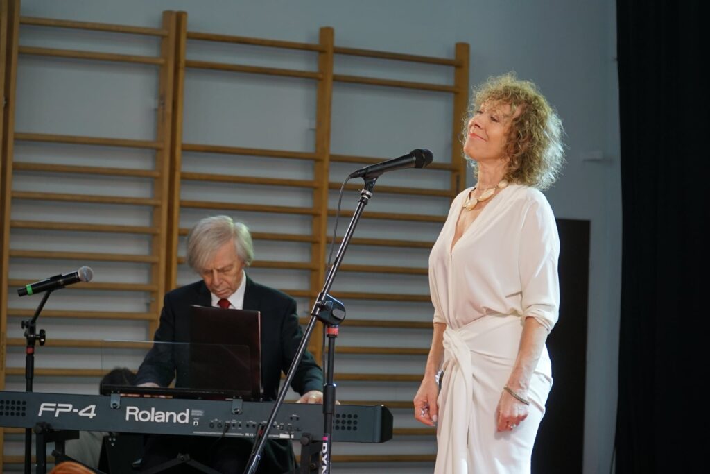 Alicja Majewska i Włodzimierz Korcz podczas swojego występu