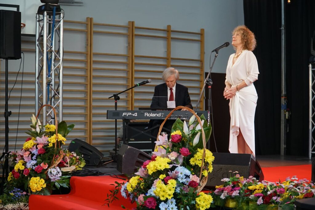 Alicja Majewska i Włodzimierz Korcz podczas swojego występu