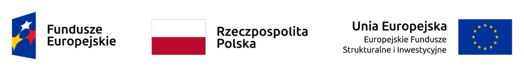 Logotypy Fundusze Europejskie, Rzeczpospolita Polska, Unia Europejska