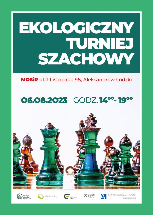 Plakat promujący EkoLogiczny Turniej Szachowy