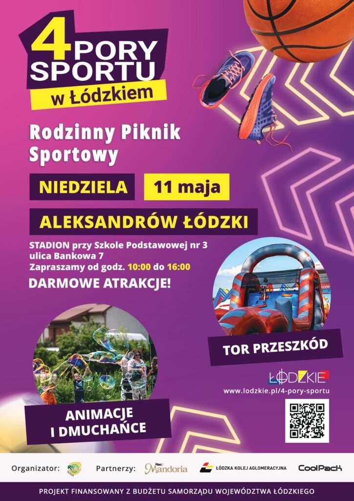 Grafika promująca wydarzenie: 4 Pory Sportu w Łódzkiem