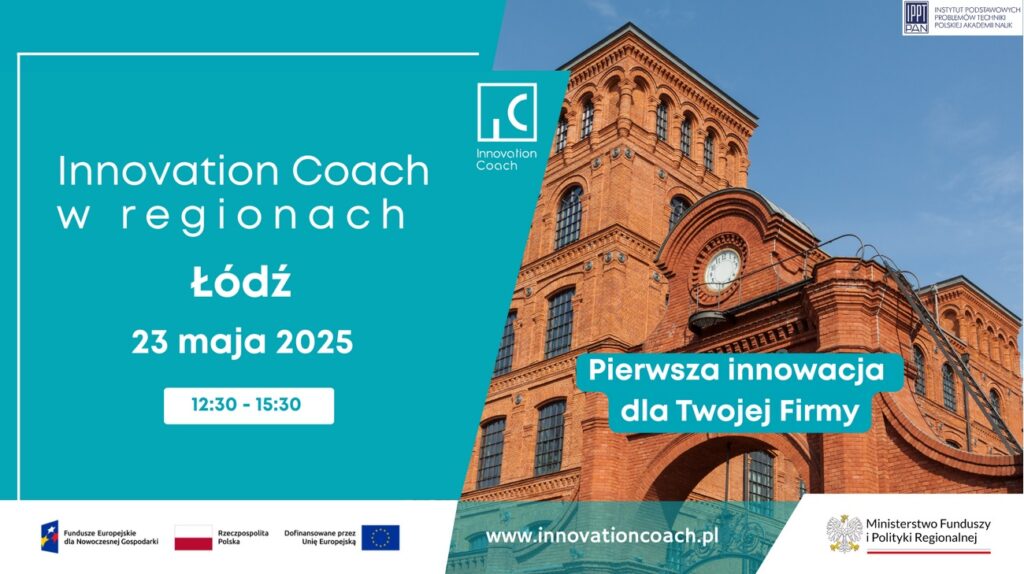 Grafika o wydarzeniu: Innovation Coach w Regionach: Łódzkie