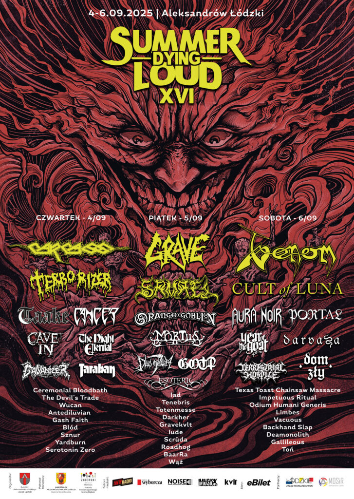 Plakat XVI edycji Summer Dying Loud
