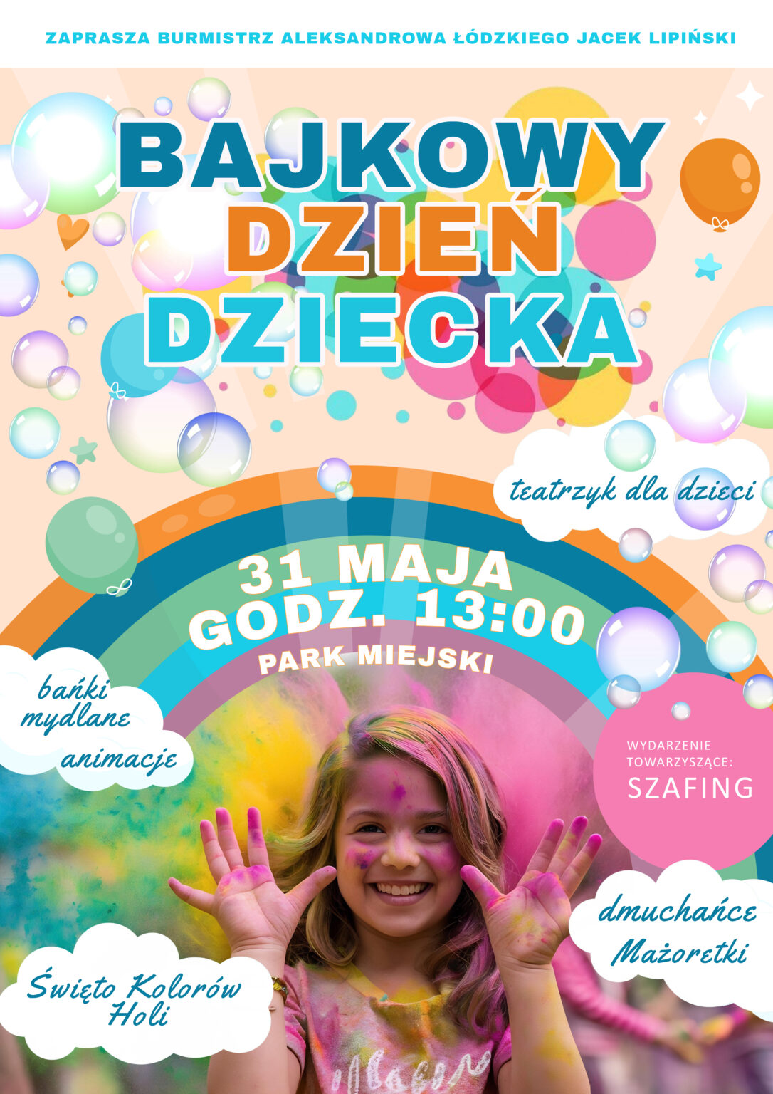 Dzien Dziecka w Aleksandrowie Lodzkim - festyn w centrum